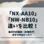 NX-AA10とNW-NB10の違い